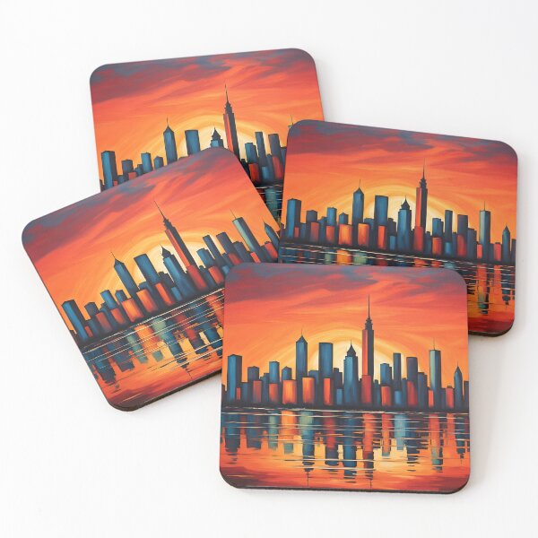 Item preview, Sunset cityscape designed and sold by Pippysstore.