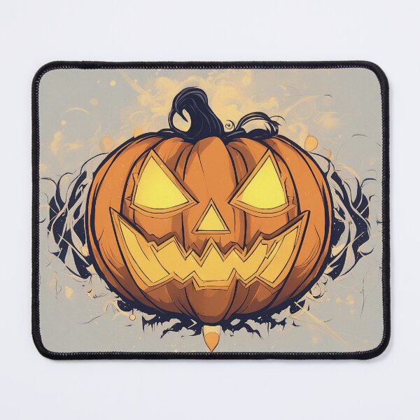 Item preview, Eerie Halloween Pumpkin: Captivating Spooky Art for October Festivities designed and sold by The-Library.