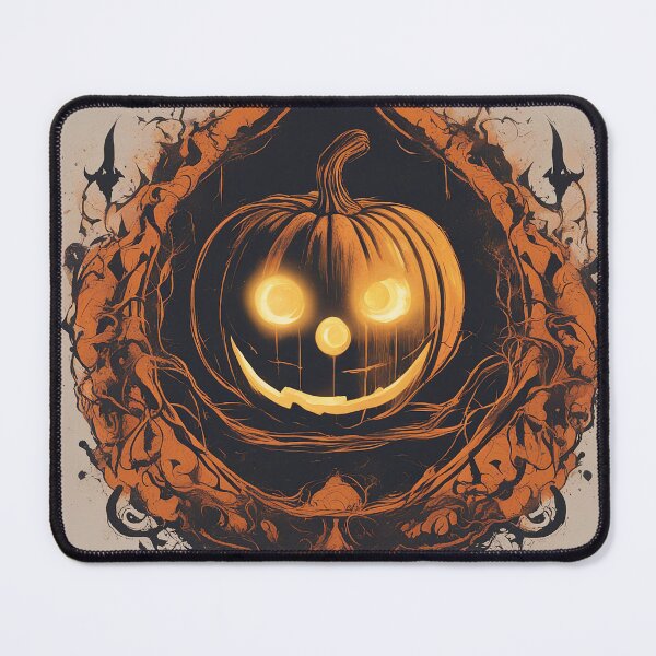 Artikelvorschau, Mystic Halloween Pumpkin: Dark and Spooky Imagery for Halloween Enthusiasts entworfen und verkauft von The-Library.