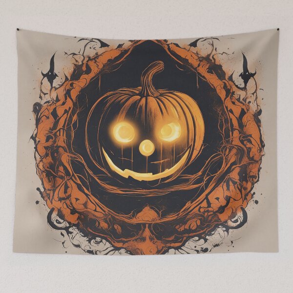 Item preview, Mystic Halloween Pumpkin: Dark and Spooky Imagery for Halloween Enthusiasts designed and sold by The-Library.