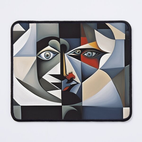 Item preview, Abstract Mistery Faces Art t shirt designed and sold by artmanikin.