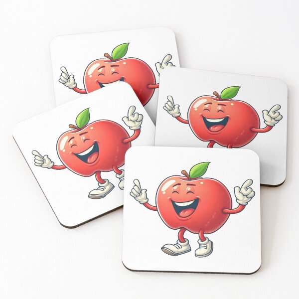 Item preview, Cute dancing red apple designed and sold by VisualFeeling.