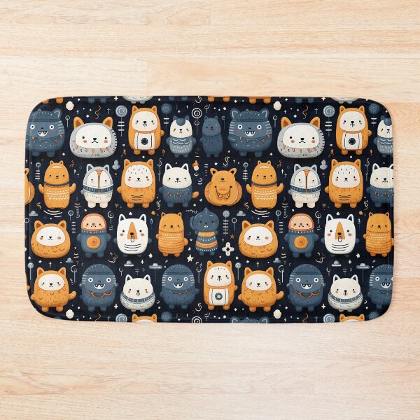 Item preview, Animals in spaces seamless patterns designed and sold by Paint U by Krisanee.