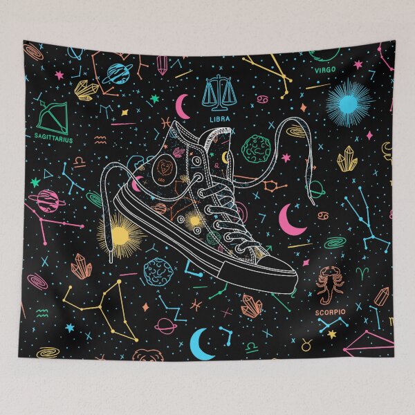Item preview, Leo high tops - Pastel & black designed and sold by MickeyEdwards.
