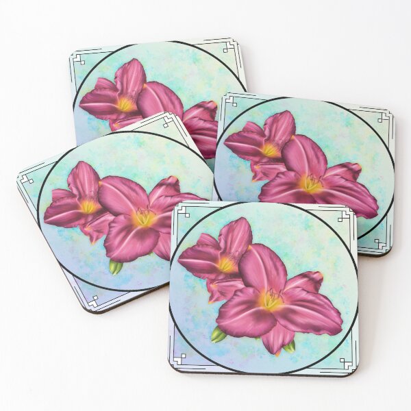 Item preview, Daylily - with Border designed and sold by Spennig Aisling Art.