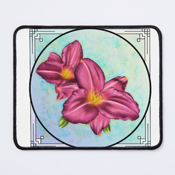 Item preview, Daylily - with Border designed and sold by Spennig Aisling Art.
