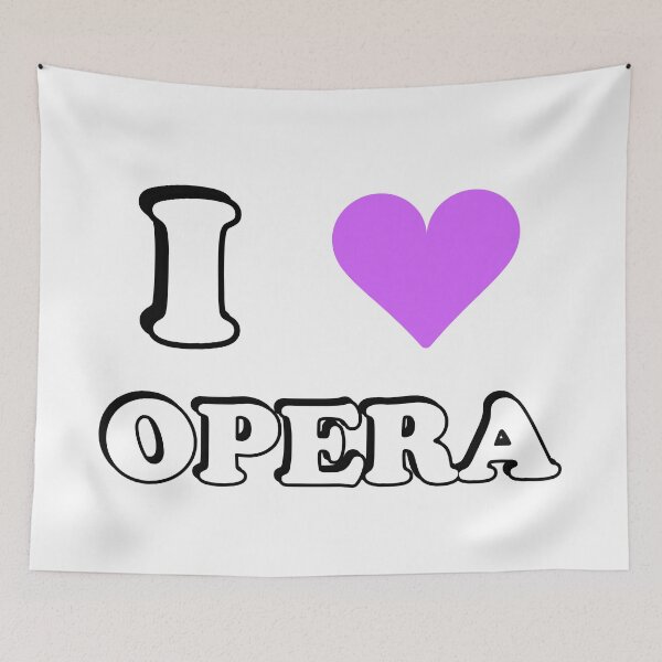 Item preview, I heart opera -  I love opera designed and sold by Inspirationmotivation.