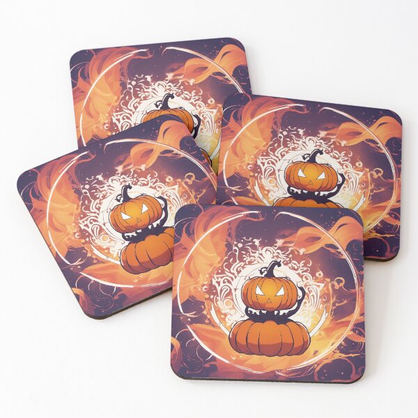Item preview, Cryptic Halloween Pumpkin: Veiled Secrets of October's Eerie Evenings designed and sold by The-Library.
