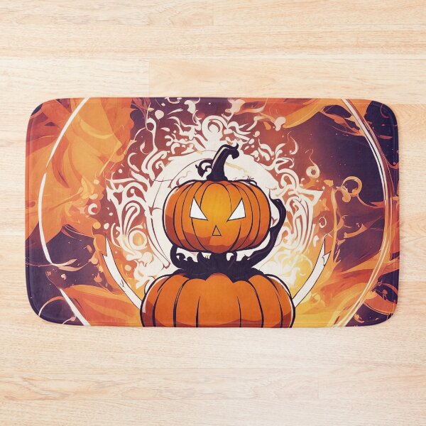 Item preview, Cryptic Halloween Pumpkin: Veiled Secrets of October's Eerie Evenings designed and sold by The-Library.