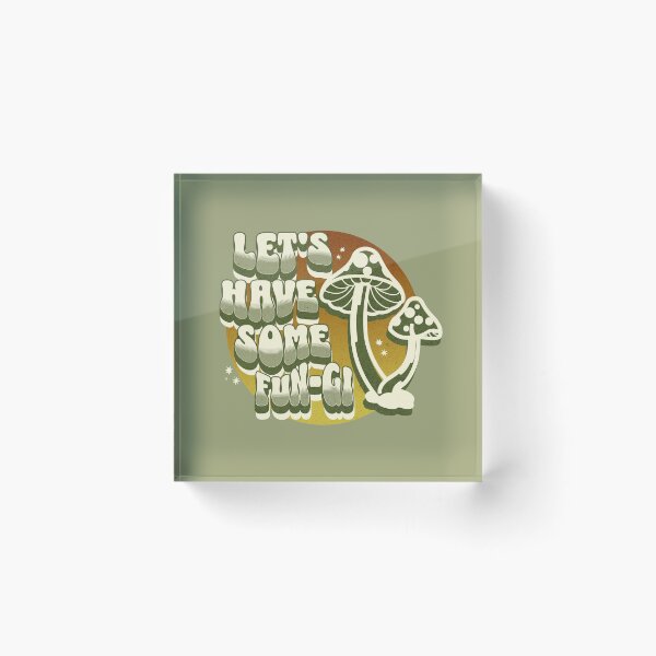 Item preview, Let's have some fun, fungi funny retro design mushrooms graphic designed and sold by Sukis-shop.
