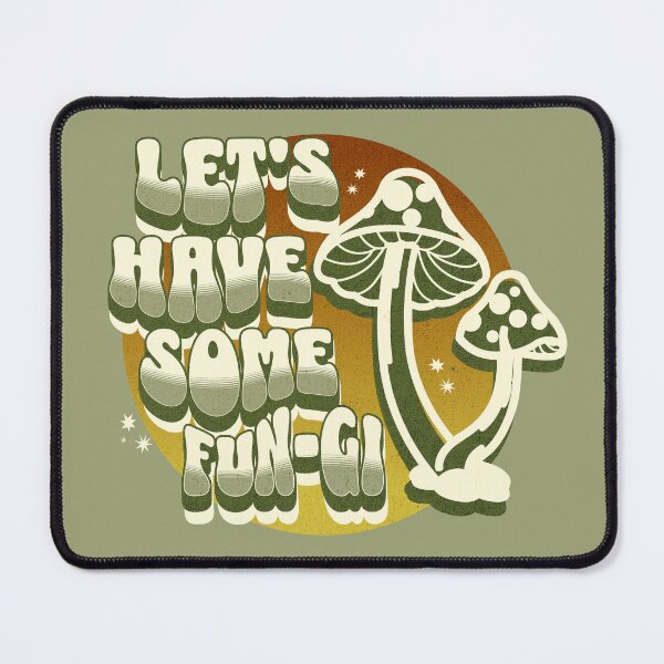 Item preview, Let's have some fun, fungi funny retro design mushrooms graphic designed and sold by Sukis-shop.