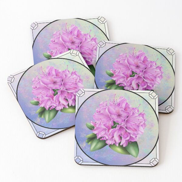 Item preview, Rhododendron - with Border designed and sold by Spennig Aisling Art.