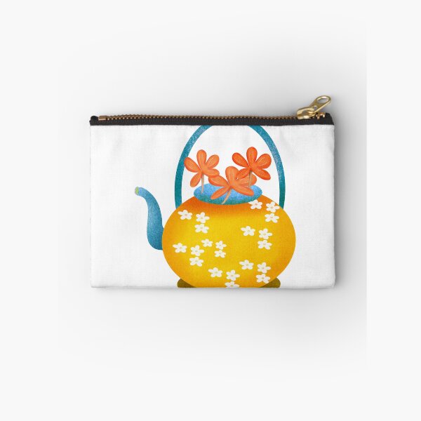 Item preview, Autumn Vintage Teapot with flower designed and sold by Nicesiri.
