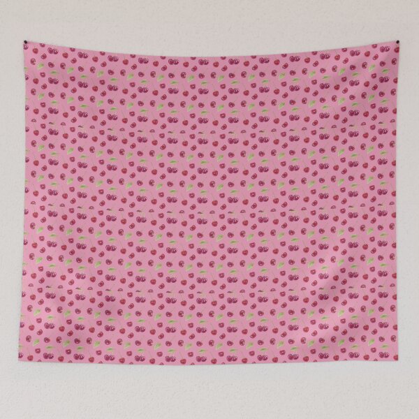 Item preview, Pink Cherry Pattern designed and sold by shopcosmiclatte.