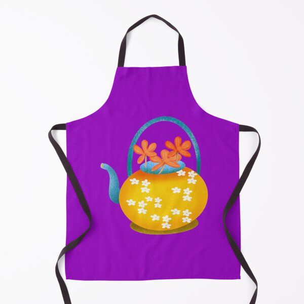Item preview, Autumn Vintage Teapot with flower designed and sold by Nicesiri.