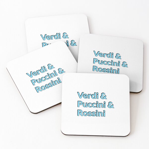 Item preview, Italian opera composers - Puccini, Rossini, Verdi designed and sold by Inspirationmotivation.