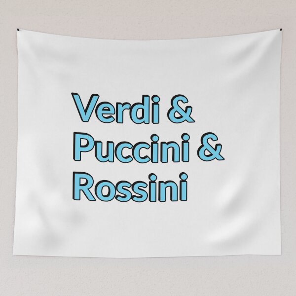 Item preview, Italian opera composers - Puccini, Rossini, Verdi designed and sold by Inspirationmotivation.