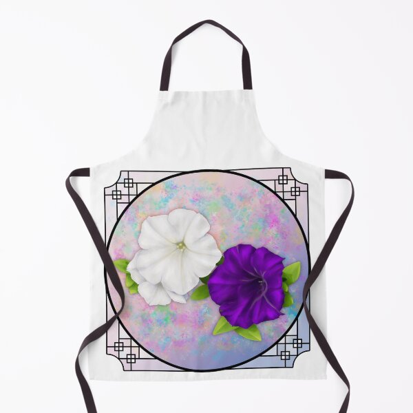 Item preview, Petunias - with Border designed and sold by Spennig Aisling Art.