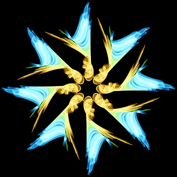 Artwork thumbnail, Blue Star by Meo Design