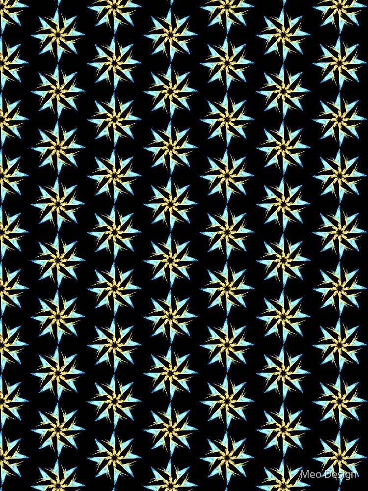 Thumbnail 3 of 3, Scarf, Blue Star designed and sold by RomeoAzahar.