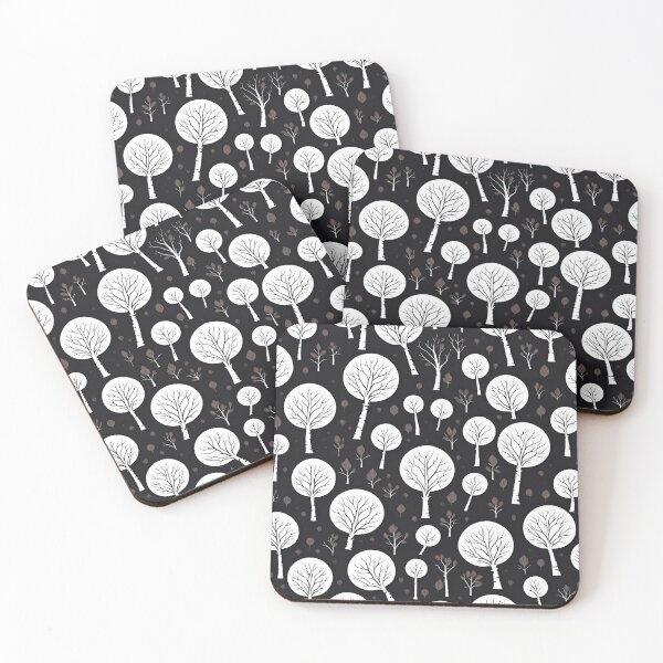 Item preview, Adorable Black and White Tress Pattern  designed and sold by SeamCraft.
