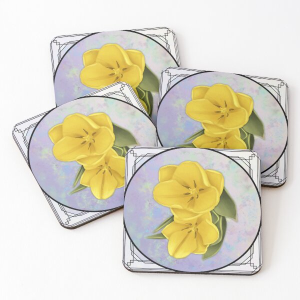 Item preview, Tulips - with Border designed and sold by Spennig Aisling Art.