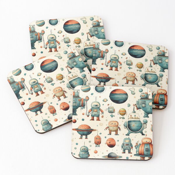 Item preview, Doodle animals in spaces seamless patterns  designed and sold by Paint U by Krisanee.