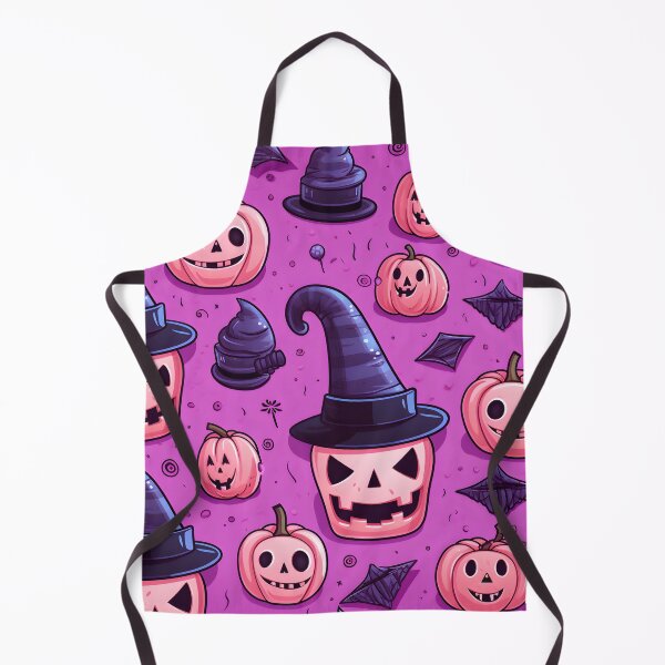 Item preview, Halloween Patterns Seamless, Ghost Spooky, Pink, Black, Purple- 04 designed and sold by ANNetz-PK.