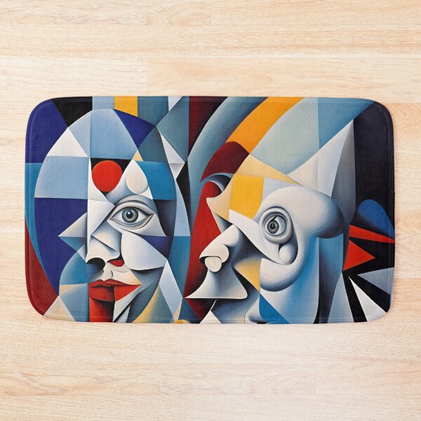 Item preview, Abstract Mistery Faces Fine Art t shirt designed and sold by artmanikin.