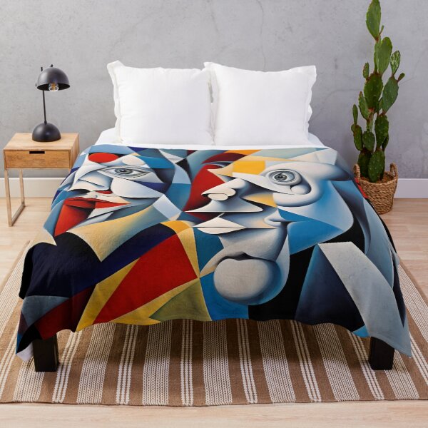 Item preview, Abstract Mistery Faces Fine Art t shirt designed and sold by artmanikin.