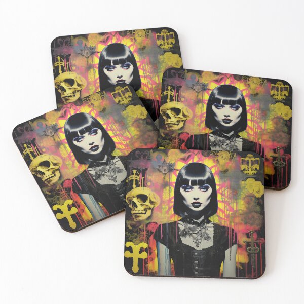 Item preview, Pop art gothic woman designed and sold by Art91design.