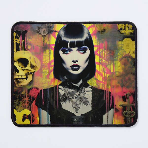 Item preview, Pop art gothic woman designed and sold by Art91design.