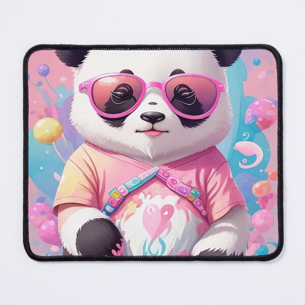 Item preview, Panda in trendy glasses designed and sold by M-Y-A-R-T-.