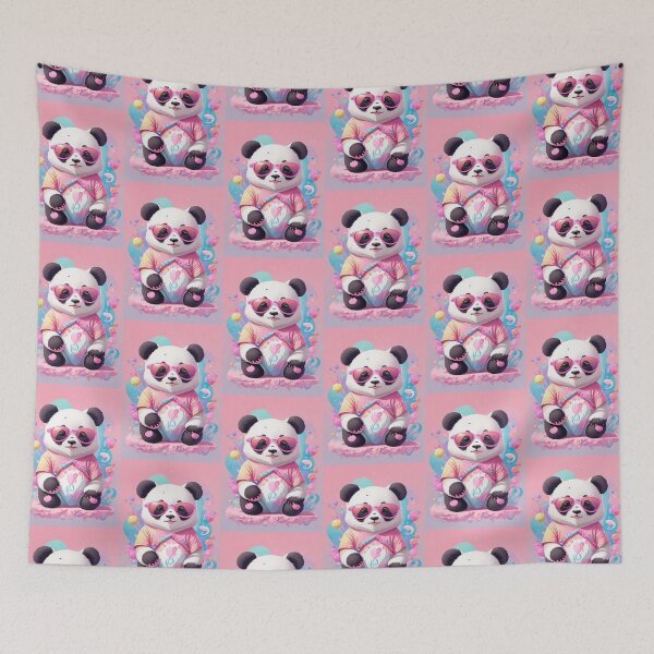Item preview, Panda in trendy glasses designed and sold by M-Y-A-R-T-.