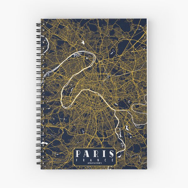 Artikelvorschau, Pariser Stadtplan von Frankreich - Gold Art Deco entworfen und verkauft von deMAP.