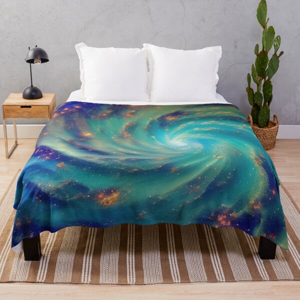 Item preview, Swirling Blue Green Nebula, Ai Generated Art  designed and sold by ACC .