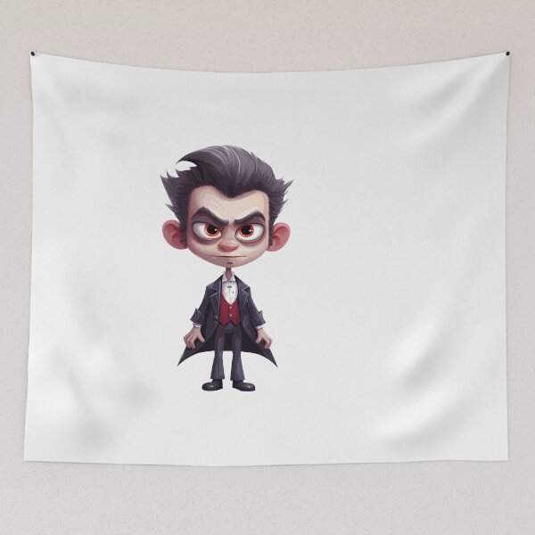 Item preview, Vampire Boy Halloween Cute Cartoon (Image 7/16) designed and sold by DigitalArtify.