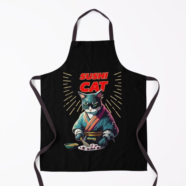 Item preview, samurai cat sushi designed and sold by T-paw.