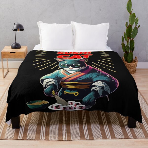 Item preview, samurai cat sushi designed and sold by T-paw.