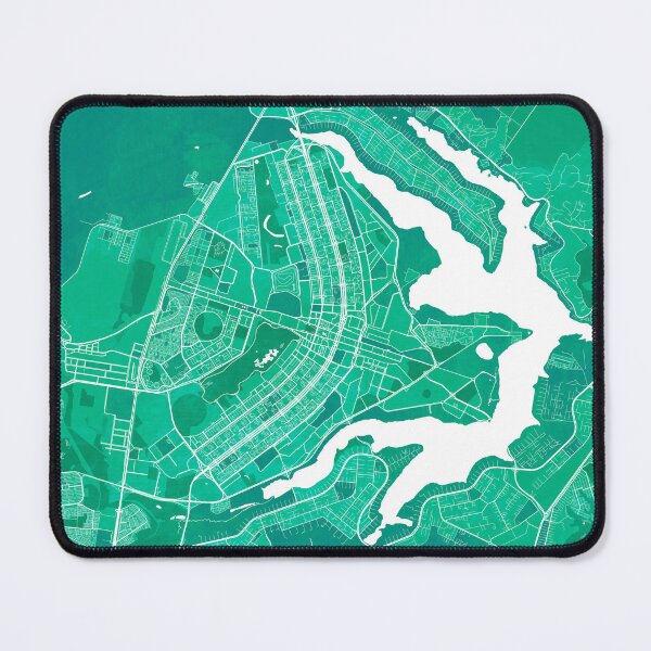 Item preview, Brasília City Map of Brazil - Watercolor designed and sold by deMAP.