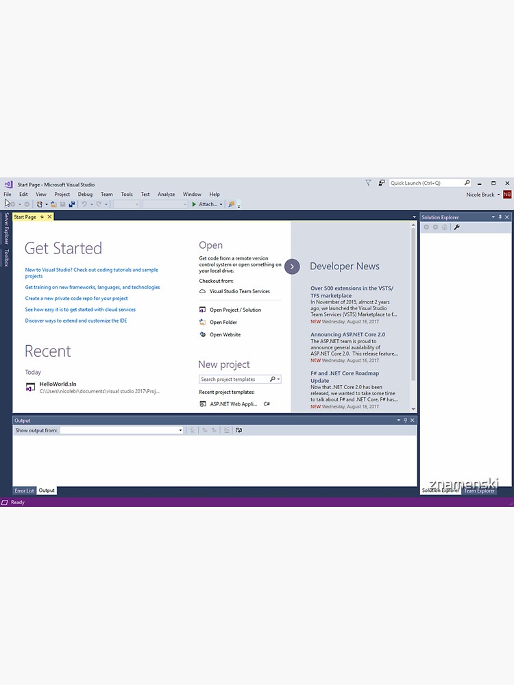 Get Started with C++ in Visual Studio by znamenski