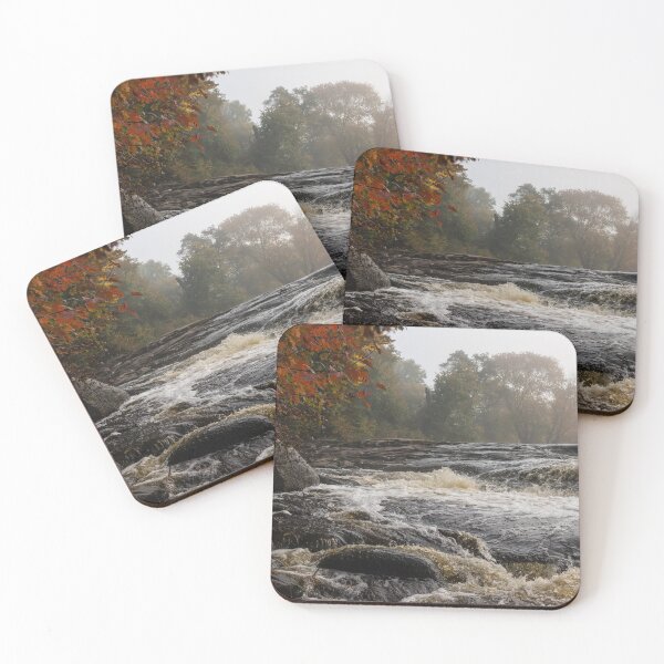 Item preview, Whiskey River - Foggy Fall Waterscape designed and sold by Georgia Mizuleva.