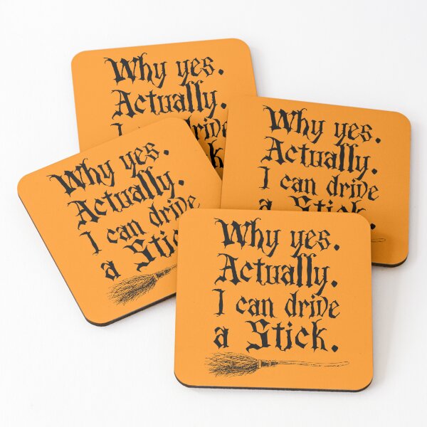 Item preview, Womens Why Yes I Can Drive A Stick Funny Halloween Witch Sarcastic Cute designed and sold by Sukis-shop.
