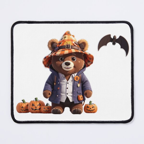 Item preview, "Animal World in Stickers: Halloween Bear" designed and sold by StickerLandSJ.