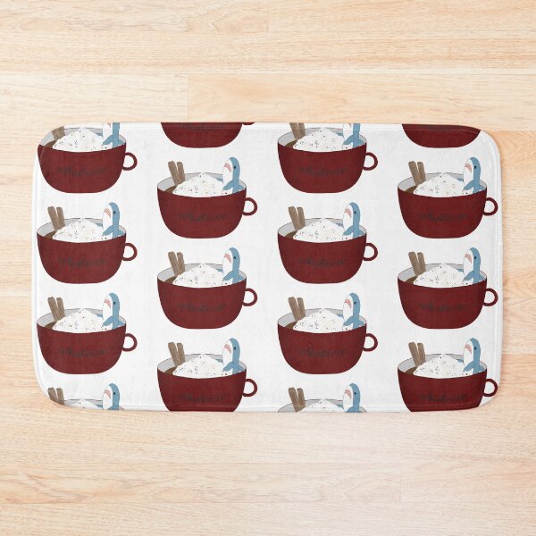 Item preview, Blahaj Hot Chocolate designed and sold by BreadCrumbBird.