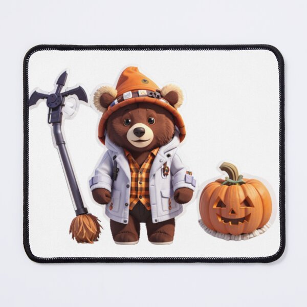 Item preview, "Animal World in Stickers: Halloween Bear" designed and sold by StickerLandSJ.