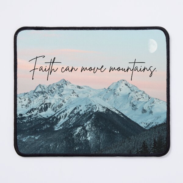 Item preview, Faith can move mountains designed and sold by touchofbasic.