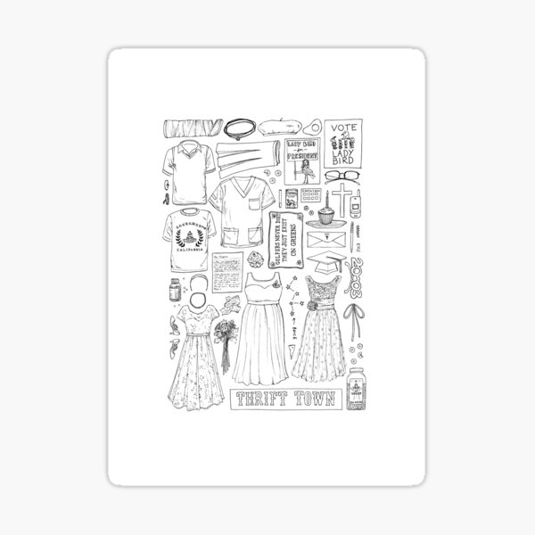 lady bird cycle sticker