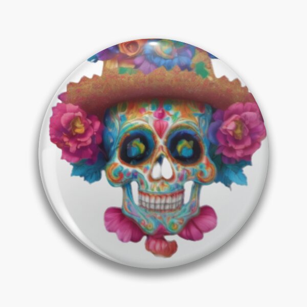 Item preview, CUTE SKULL COVERED WITH FLOWERS designed and sold by EVRENSEL.