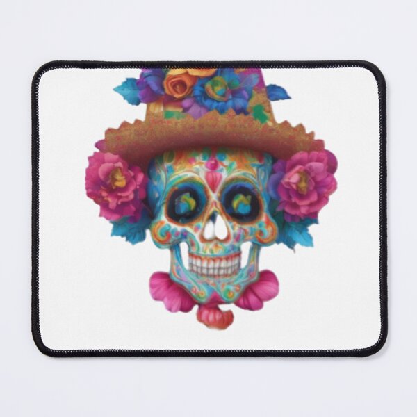 Item preview, CUTE SKULL COVERED WITH FLOWERS designed and sold by EVRENSEL.